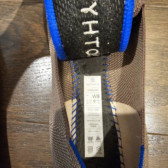 Rothy’s brown loafers w8 - Picture 3 of 4